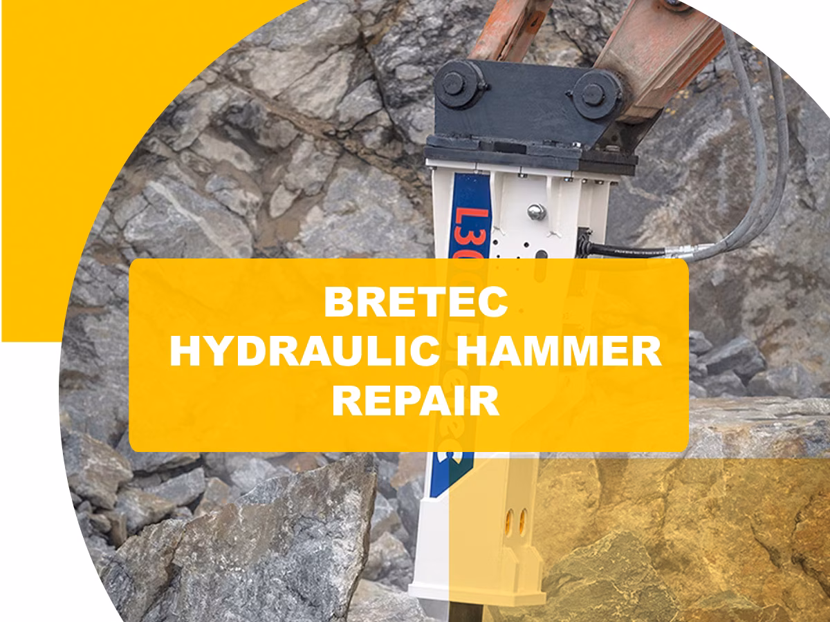 bretec hydraulic hammer repair and rebuild