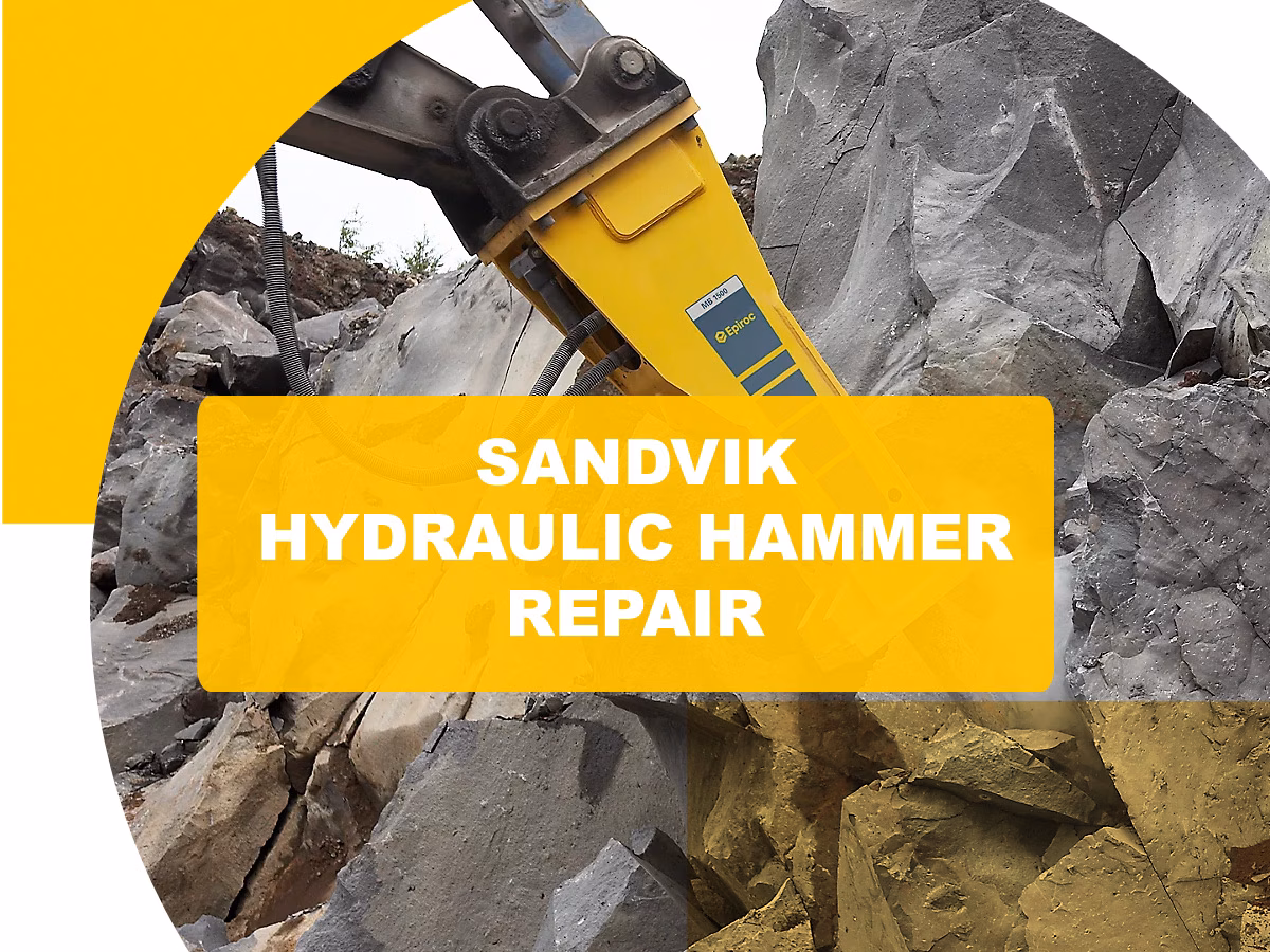 sandvik hydraulic hammer repair and rebuild