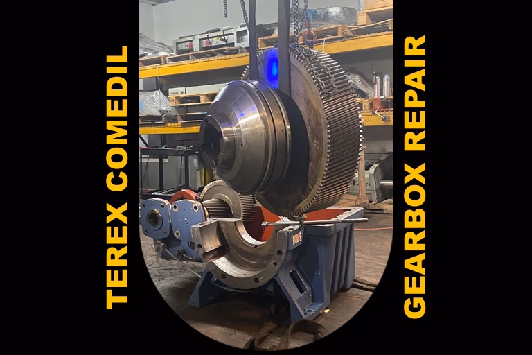 terex comedil gearbox repair and rebuild