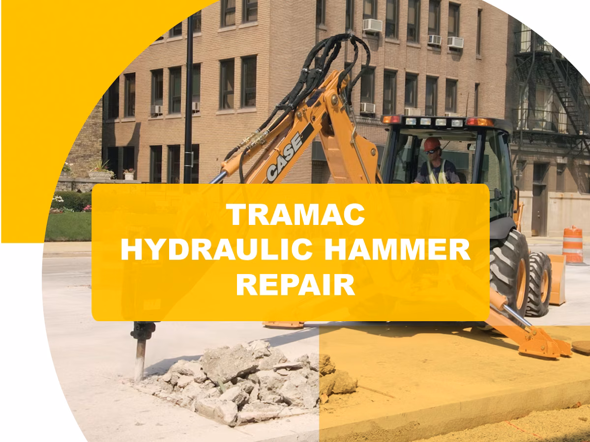 tramac hydraulic hammer repair and rebuild